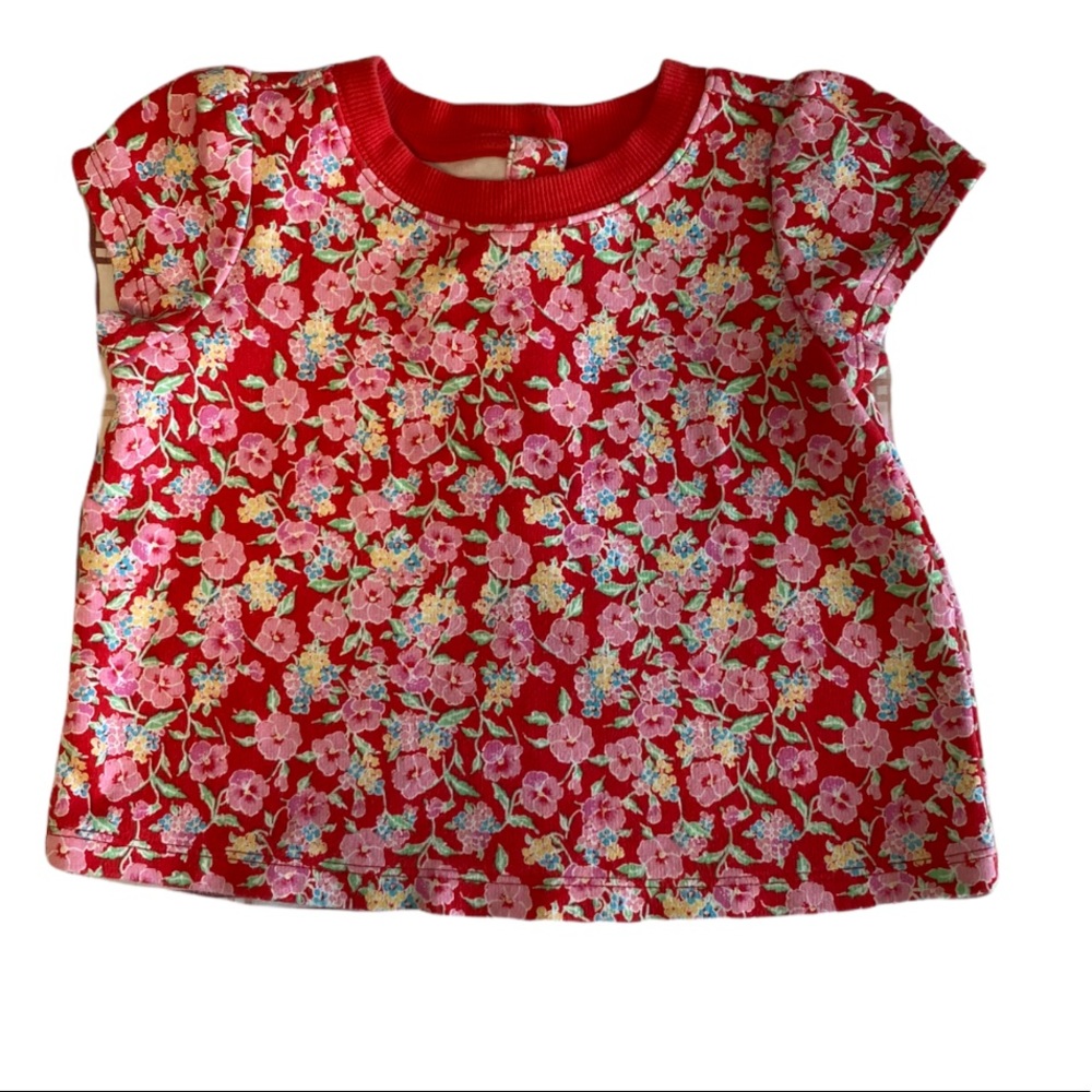 Janie and Jack flower blouse